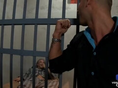 Anaal, Grote lul, Bruinharig, Lul, Frans, Gevangenis, Slet, Trio