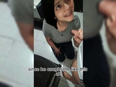 Cousine, Sperma in mond, Schattig, Hondjeshouding, Vriendin, Huisgemaakt, Gezichtspunt, Slet