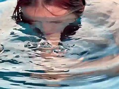 Enthousiasteling, Zwart, Zwart, Vingeren, Hardcore, Voorbinddildo, Onderwater