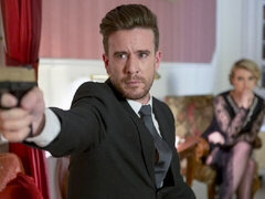 Спальня, Большая жопа, Большой член, Минет, Член, Собачьи, Короткая стрижка, Чулки