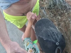 Strand, Blasen, Spermaladung, Flashen, Handjob, Nudist, Öffentlich, Titten