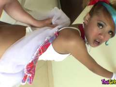 Asiático, Mamada, Tailandés, Puta