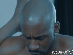 Hunky black guys Pheonix Fellington and Max Konnor ass fuck