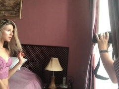 Backstage photo shooting