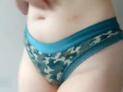 食い込み, 大学生, オナニー, 小柄, オマンコ, 一人, ストッキング, 締まりの良い