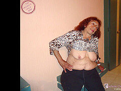 素人, コンピレーション, お婆さん, オナニー, 熟年, 裸