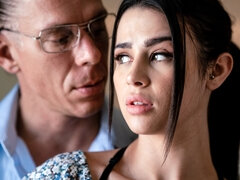 18 ans, Sucer une bite, Robe, Faciale, Léchez, Chatte, Adolescente, Nénés