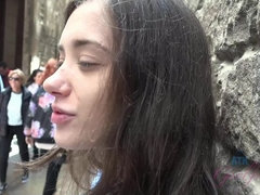 Amateur, Brunette brune, Pieds, Petite amie, Chatte, Dénudage, Allumeuse, Nénés