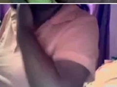 BBW adult webcammer reveals her breasts