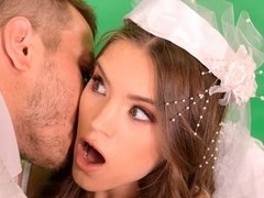 お尻, ブロンド, フェラチオ, 結婚, 手コキする, キス, ティーン, オッパイの