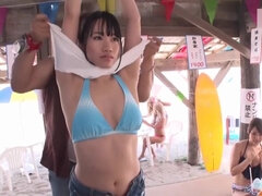 Asiatique, Plage, Beauté, Plantureuse, Gorge profonde, Hd, Japonaise, Mamelons