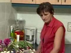 German Granny in the Kitchen R20