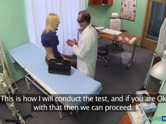 Leie, Blasen, Arzt, Fingern, Krankenschwester, Büro, Muschi, Uniform