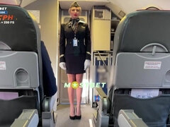 In den arsch, Grosse titten, Doppelpenetration, Hd, Rau, Russisch, Stewardess, Flotter dreier