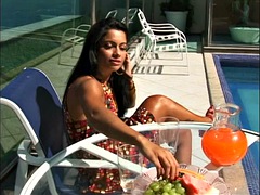 Nana, Brésilienne, Brunette brune, Fétiche, Massage, Masturbation, Jouets, Voyeur