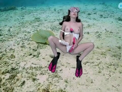 Dildo, Frau, Hd, Masturbation, Solo, Spielzeuge, Unter wasser, Netzkamera