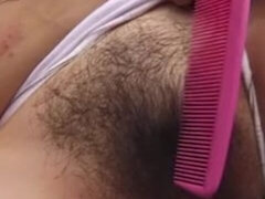 Morena, Estilo perrito, Peludo, Lamidas, Pequeña, Coño, Apretado, Tetas