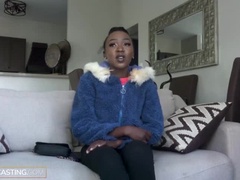 Slim Ebony Babe Gives All For BWC Agent