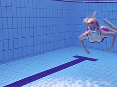 ビキニ, ブロンド, ヨーロピアン, プール, 公共, 一人, スポーツ, オッパイの