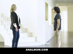 In den arsch, Grosse titten, Blondine, Besamung, Spermaladung, Schwanz, Hardcore, Milf