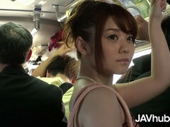 アジア人, お尻, フェラチオ, 衣服着たままセックス, バック, フェティッシュ, 手コキする, 公共