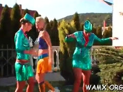 Lustful pornography catfight flick sequence