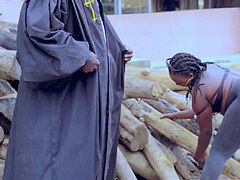 yam-sized backside african