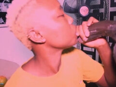 Africain, Noire, Queue, Noir ébène, Hard, Orgasme, Plan cul à trois, Nénés