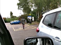 素人, イギリス人, 下着, 熟年, アウトドア, 公共, 一人, オッパイの