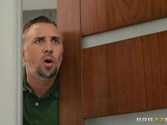 Grote mammen, Blond, Laarzen, Bedriegen, Stel, Sperma, Doordringend, Rok