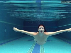 ビキニ, チェコ, アウトドア, 公共, 剃毛, 一人, 水着, ティーン