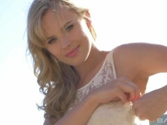 Kont, Blond, Schattig, Buiten, Kut duiken, Tiener, Tieten likken, Onder de rok