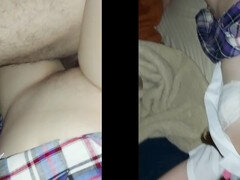 Amateur, Chica, Casero, Indio, Latina, Mexicano, Adolescente, Tío