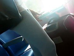 お尻, ティーン, トレイン, のぞき