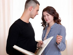 Cul, Brunette brune, Embrassement, Léchez, Chatte, Rasée, Adolescente, Nénés