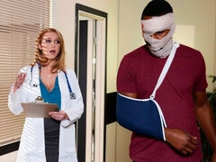 デカ尻, デカチン, デカパイ, ブロンド, フェラチオ, バック, 淫乱熟女