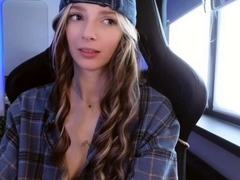 Cute blonde teen shows tit pussy and ass