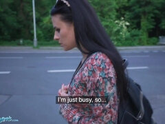 POV Public Hookup Hot Student Fucked Under a Freeway - Cumshot