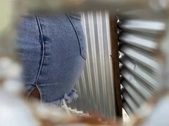 Trapped in a hole in the locker room