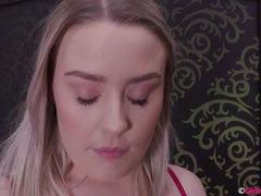 In den arsch, Blondine, Doppelpenetration, Masturbation, Strumpfhose, Solo, Strümpfe