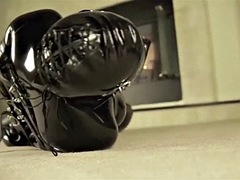 デカパイ, ボンデージ, ゴム, ソフトコア, オッパイの