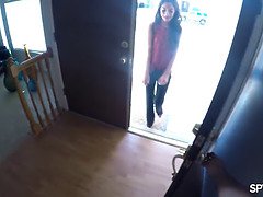 Sucer une bite, Brunette brune, Hard, Hd, Fille latino, Pov, Espionne, Adolescente