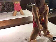 アジア人, お尻, ボンデージ, バック, ハメ撮り, シーメール, ティーン, タイ