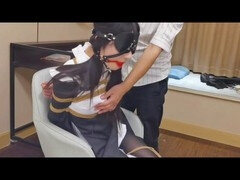 Chinees, Hd, Logement, Non, Kousen, Tiener, Vastgebonden, Speelgoed