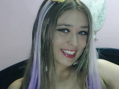 ANGELEYES, swallowing and additionally deepest insertions in booty & pussy!!