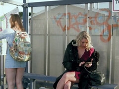 John Strong, Ginger Gray And Katie Morgan - A Man Got Into Group Sex With Beauties On The Bus