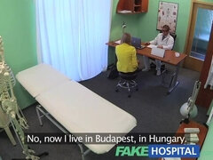FakeHospital Claustrophobic sexy russian blonde seem to love gorgeous nurse