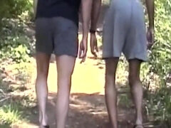 Красотки, Минет, Брюнетки, Белье, На природе, Крошечные, Втроем, Сиськи