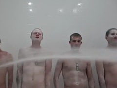 Enthousiasteling, Anaal, Leger, Sperma shot, Sperma in gezicht, Homo, Douche, Uniformpje