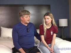 Cute Babysitter Interview - Homemade Sex